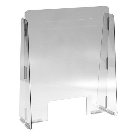 Vestil Cashier Guard 23x28 - 1/4" Polycarbonate 11x5 Slot CG1-PA-CB-03